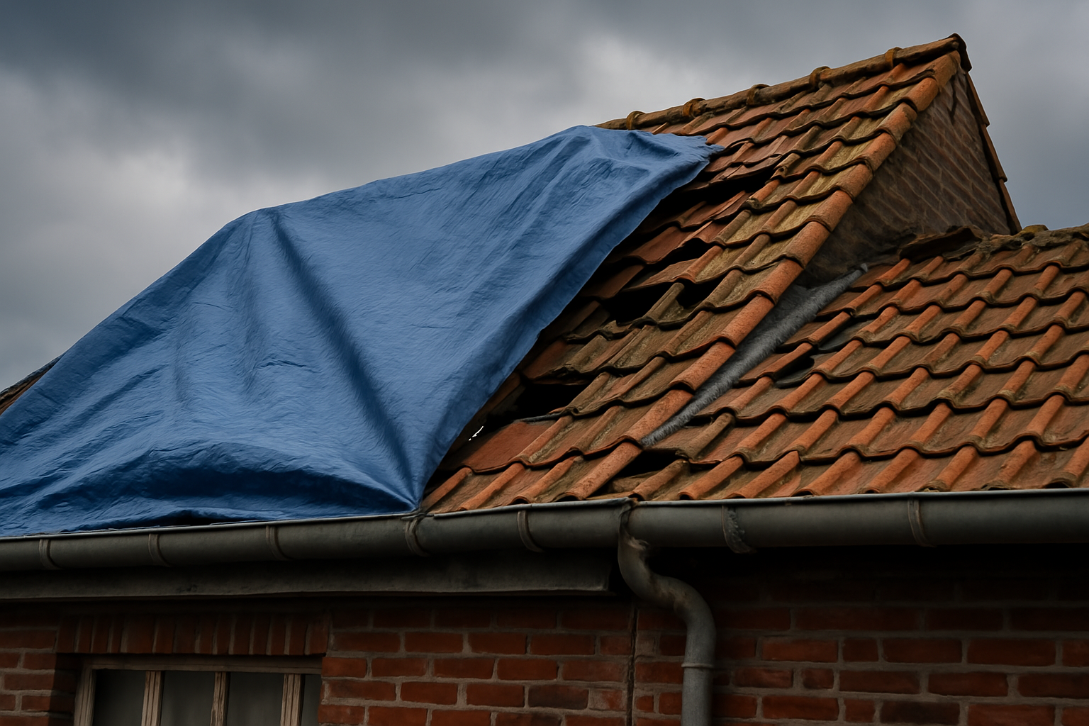 Assurance toiture : infiltration toiture sur un toit en tuile dans les Hauts-de-France