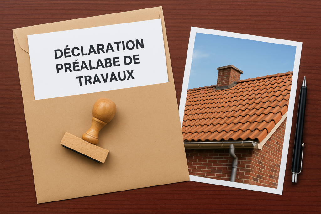 Déclaration au préalable de travaux pour rénovation de toiture