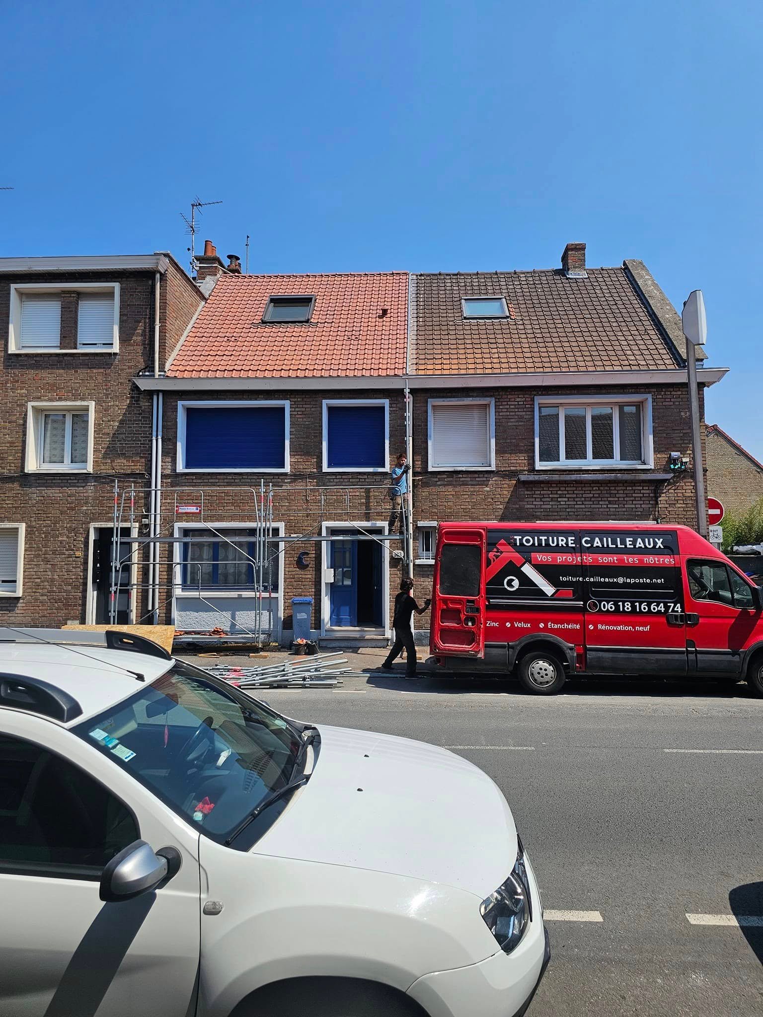 Isolation toiture RGE Dunkerque – Triso Boost Actis et tuiles Renaissance amarante