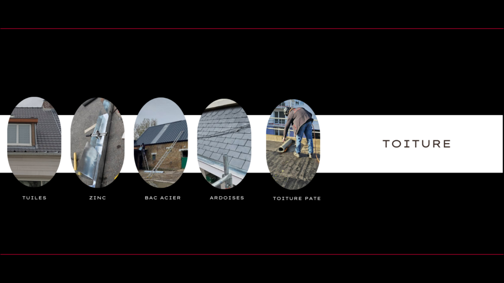 Toiture à Dunkerque : réfection et travaux de couverture en tuiles, zinc, bac acier, toiture plate, ardoise et fibro ciment